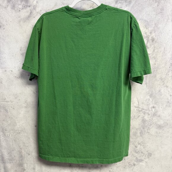Vintage DC Skate T Shirt Mens Large Green Short Sleeve Y2K Skateboard - Picture 2 of 13